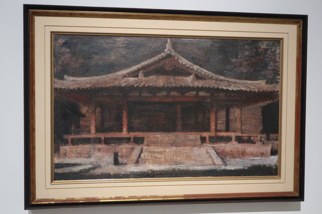 須田国太郎、【校倉 甲】、希少な大判額装用画集より、美品