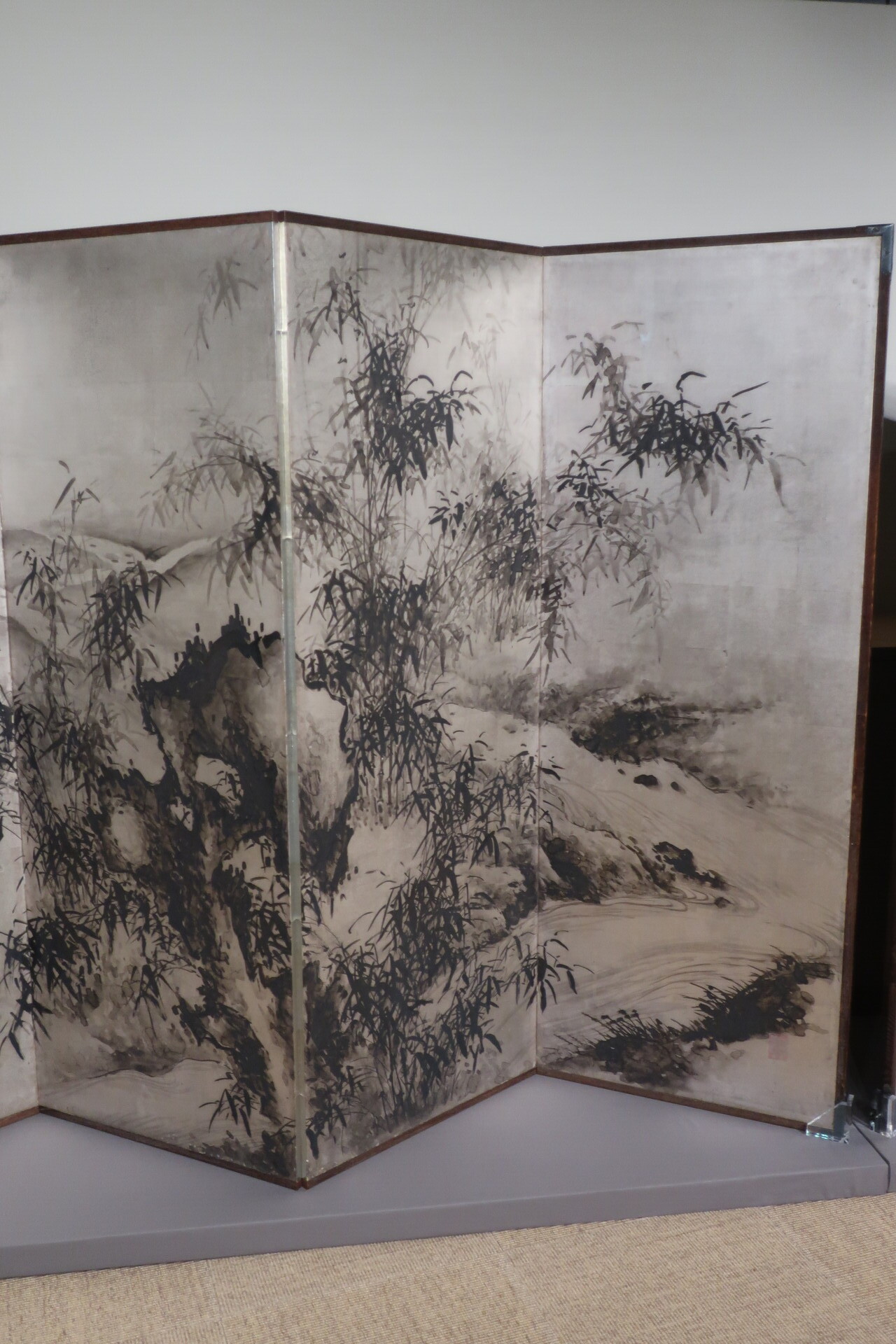 ミュゼ浜口陽三では波多野華涯の素晴らしい南画＝文人画が鑑賞